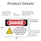 Signmission Radiation & Laser Sign, 10 in H x 14 in W, Plastic, Rectangle OS-2PACK-DS-P-1014-L-2518 - alternate 7